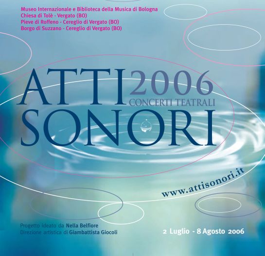 Atti Sonori Festival 2006 Estate