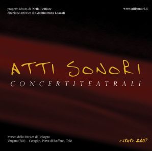 Atti Sonori Festival 2007 Estate